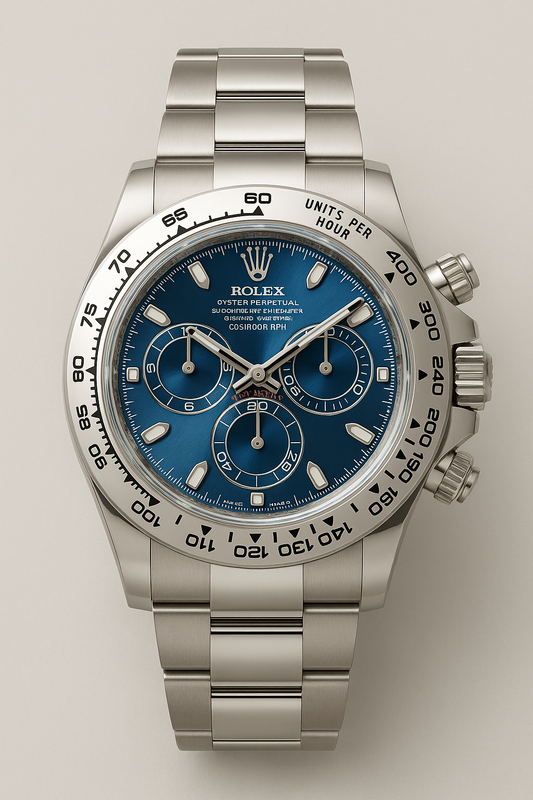 Rolex Cosmograph Daytona 116509 White Gold Blue Dial